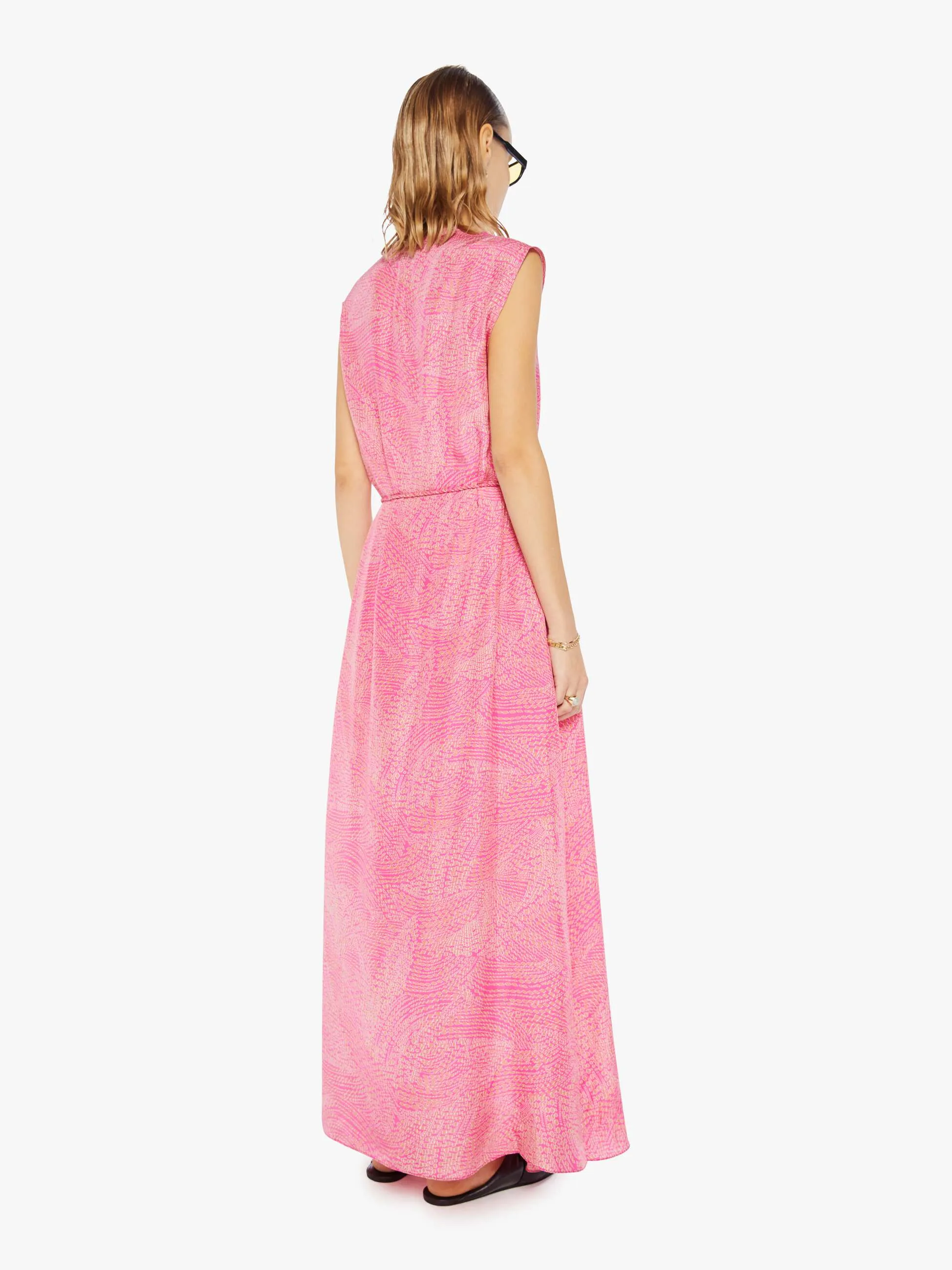 Maria Cher Williams Sleeveless Maxi Dress - Fuchsia Vibes