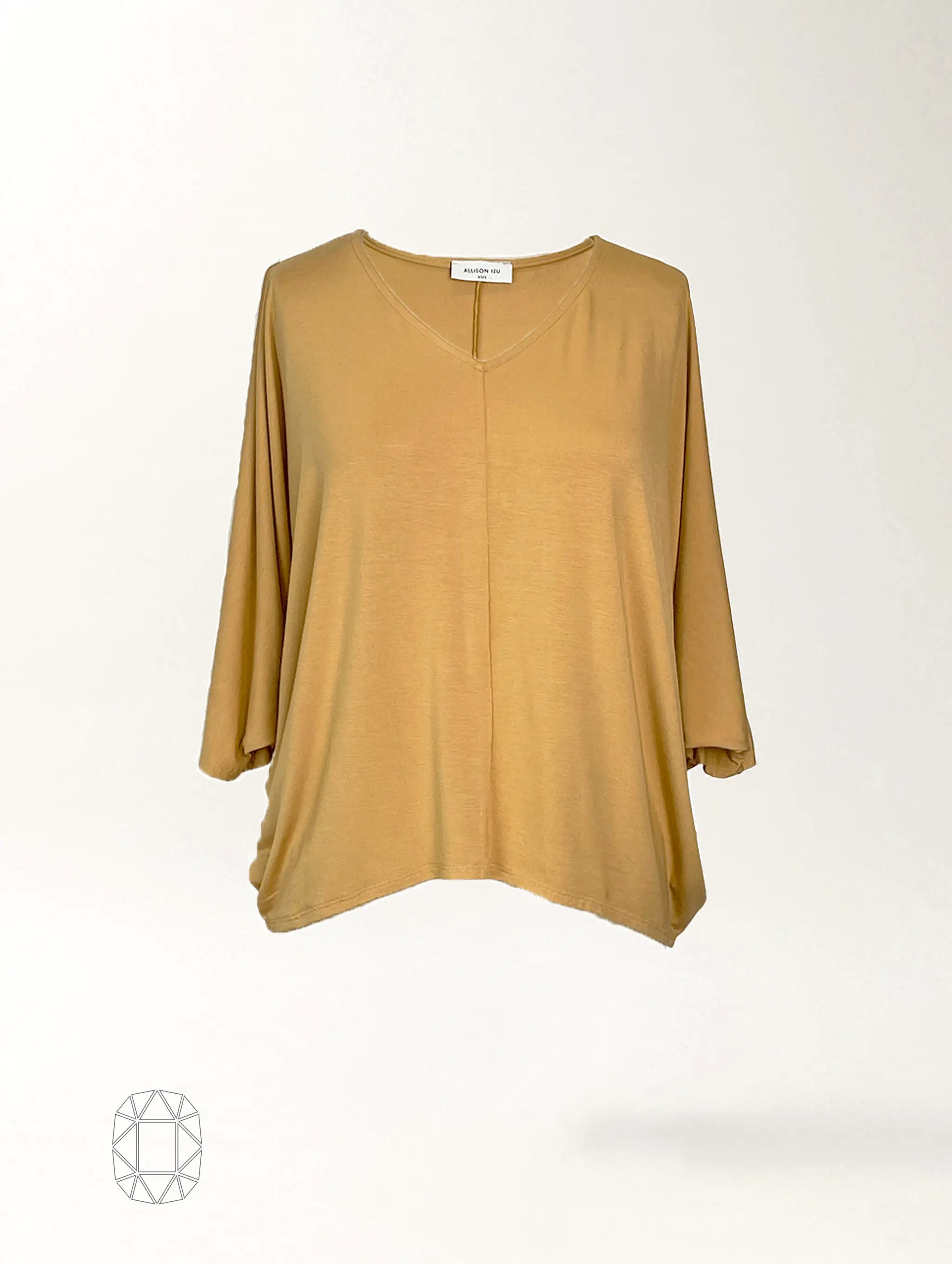 Megumi Top - Goldenrod Rayon Jersey