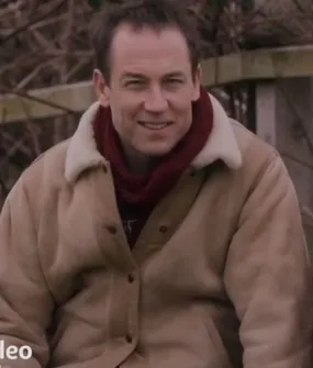 MODERN LOVE Tobias Menzies Coat | Shearling Wool Coat