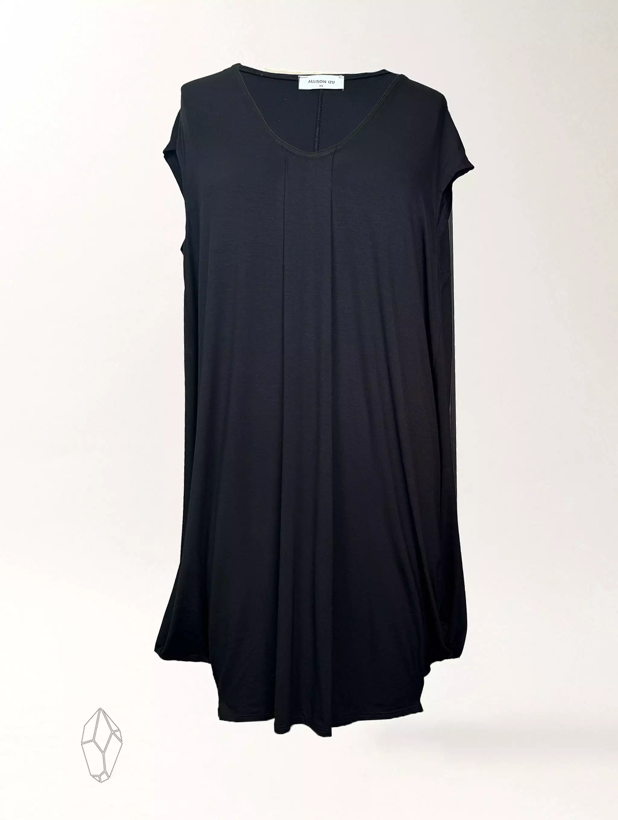 Natasha Dress - Black Rayon Jersey