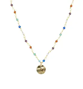 Nila Mini Stones Necklace - Multi