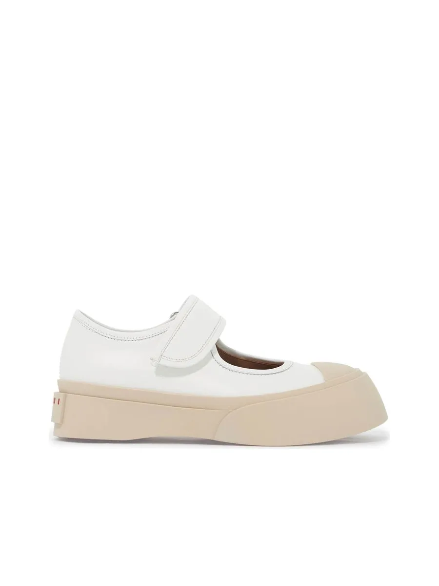 Pablo Mary Jane Nappa Leather Sneakers