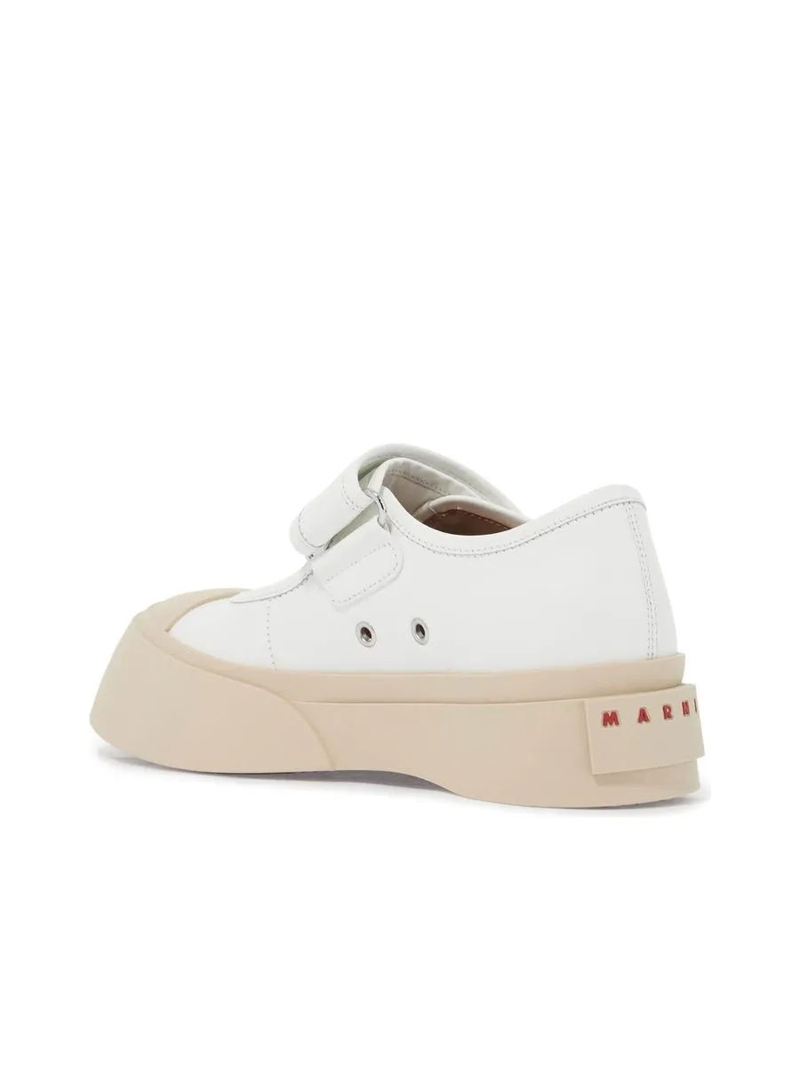 Pablo Mary Jane Nappa Leather Sneakers