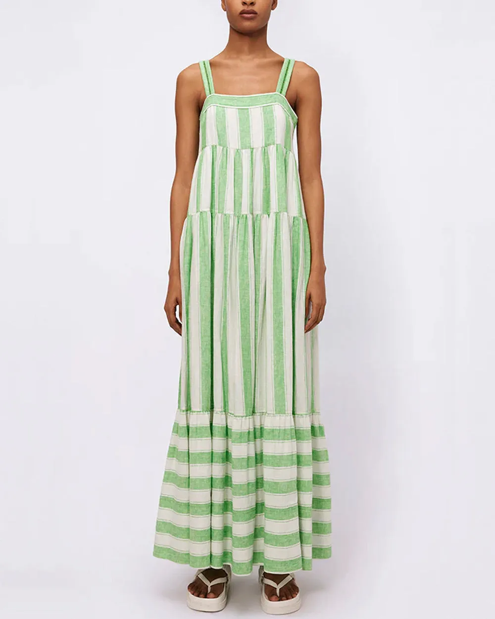 Parakeet Sleeveless Bora Maxi Dress