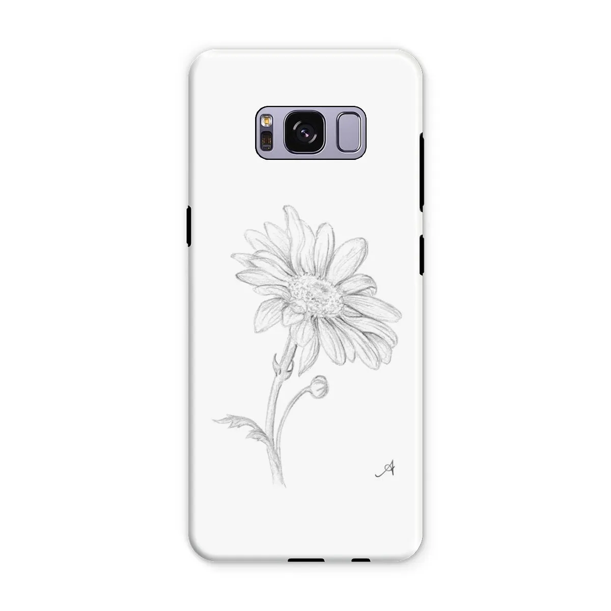 Pencil Daisy Single Amanya Design Tough Phone Case