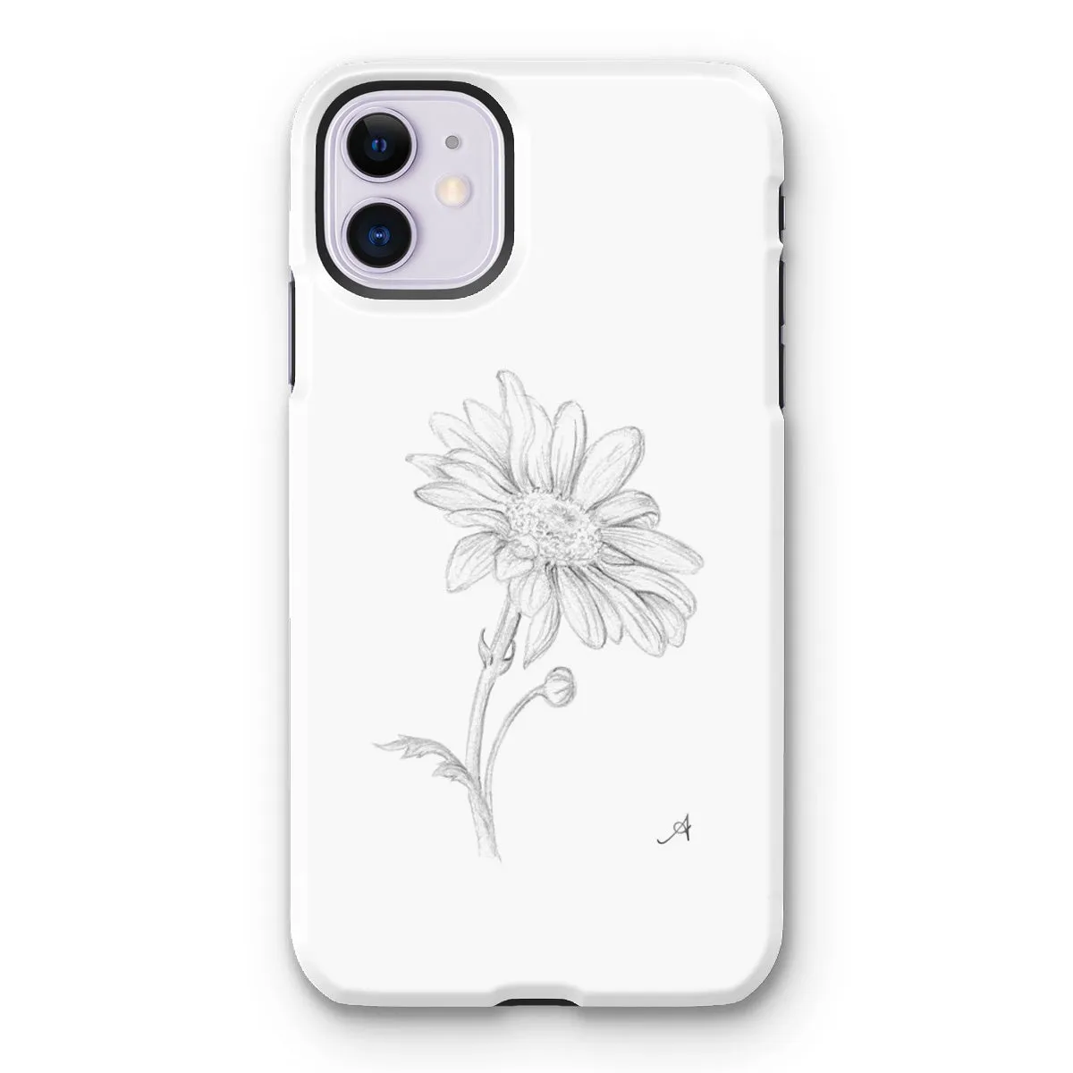 Pencil Daisy Single Amanya Design Tough Phone Case