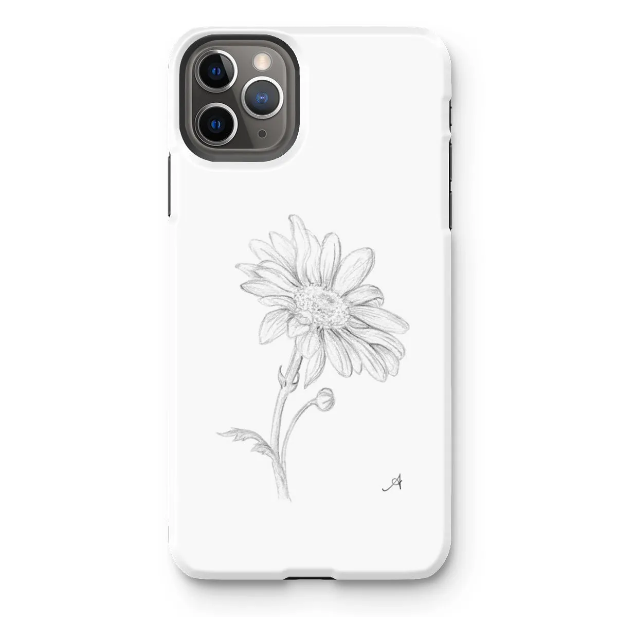 Pencil Daisy Single Amanya Design Tough Phone Case