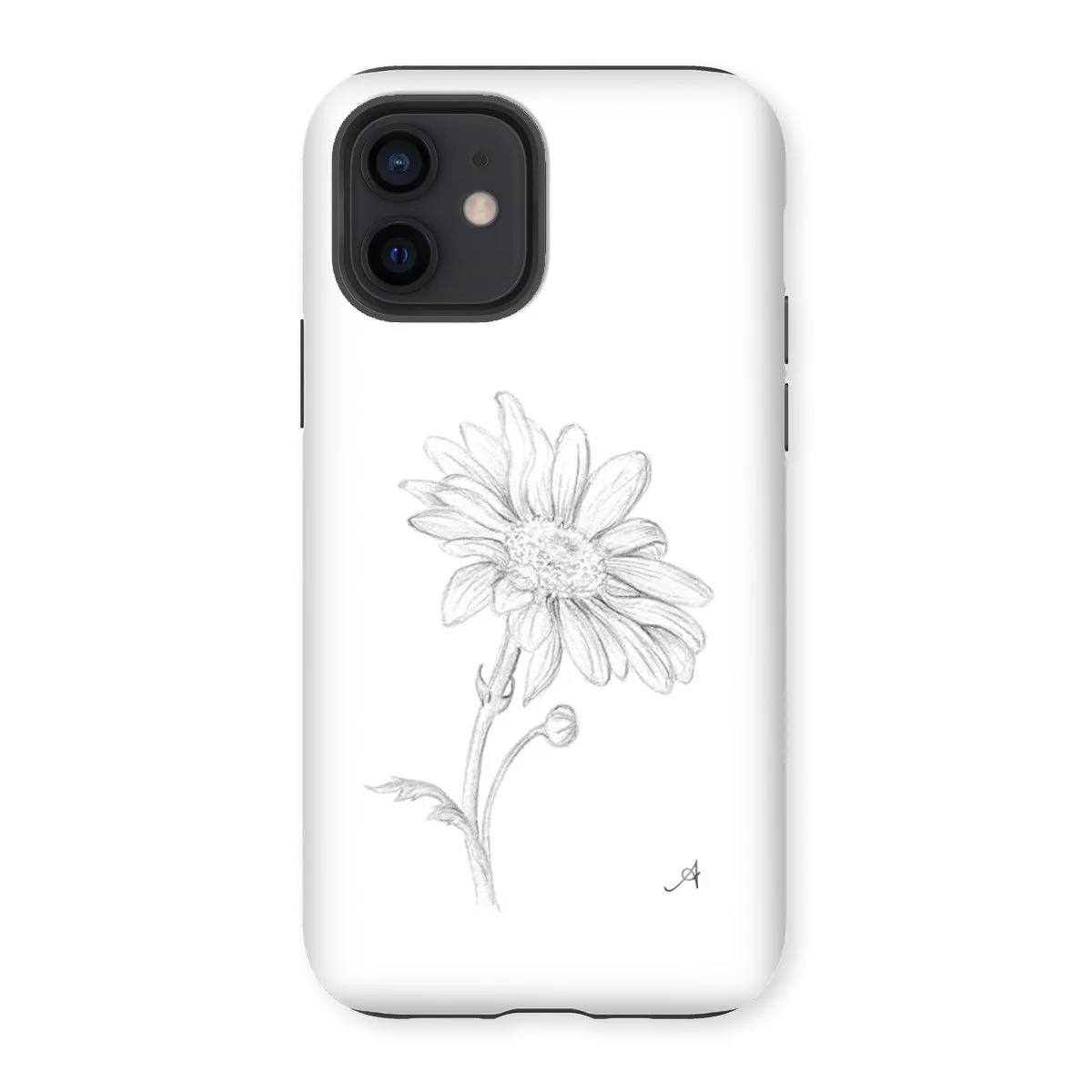 Pencil Daisy Single Amanya Design Tough Phone Case