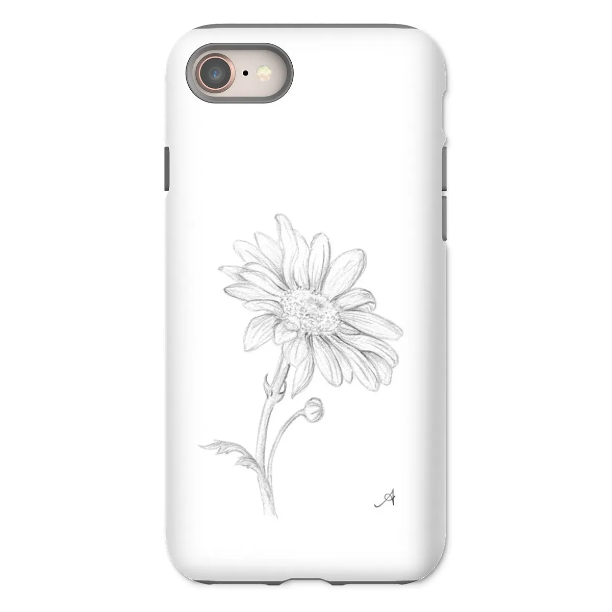 Pencil Daisy Single Amanya Design Tough Phone Case