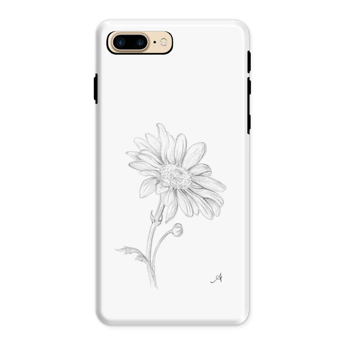 Pencil Daisy Single Amanya Design Tough Phone Case