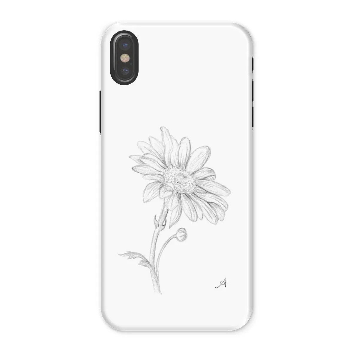 Pencil Daisy Single Amanya Design Tough Phone Case