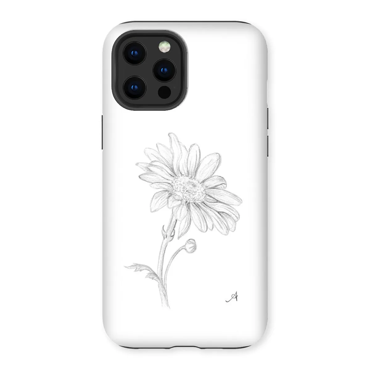 Pencil Daisy Single Amanya Design Tough Phone Case