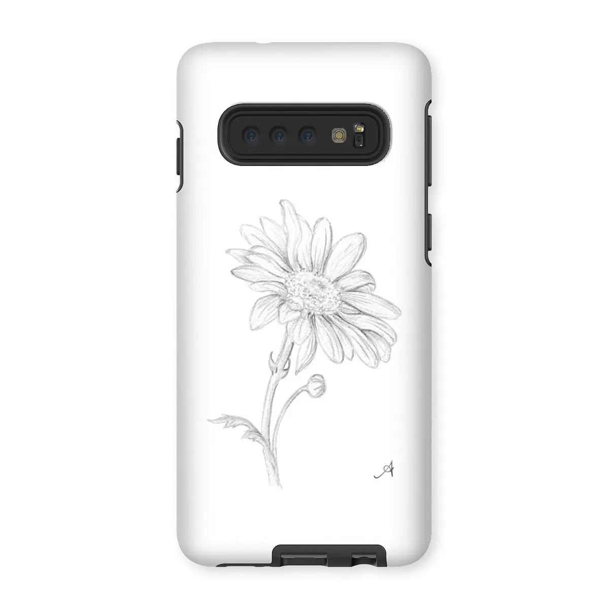 Pencil Daisy Single Amanya Design Tough Phone Case