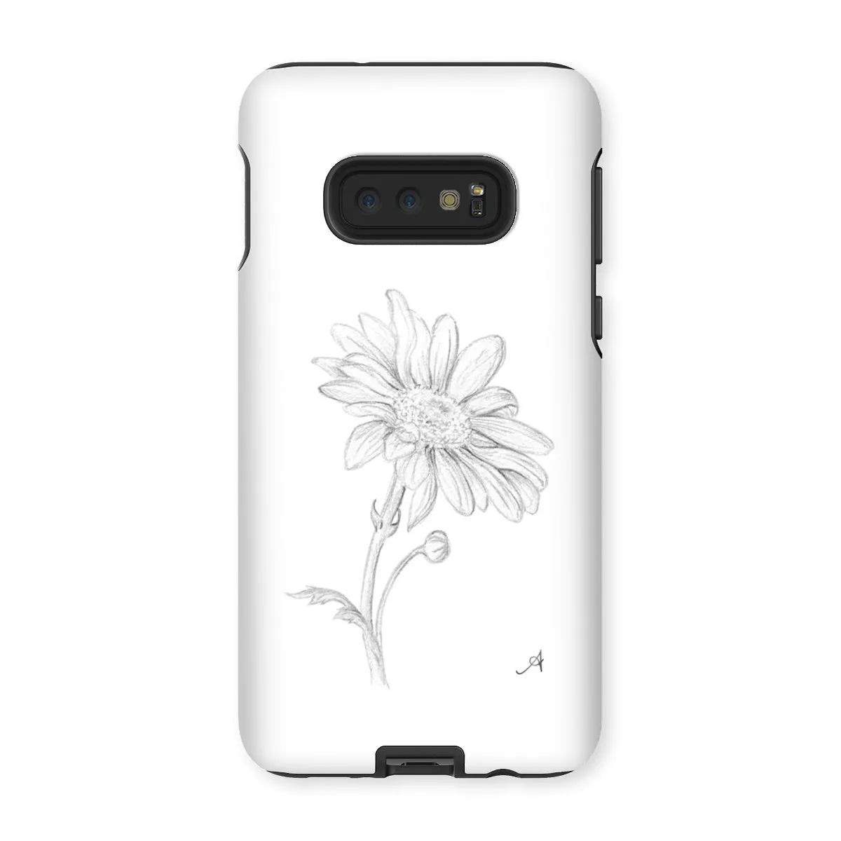 Pencil Daisy Single Amanya Design Tough Phone Case