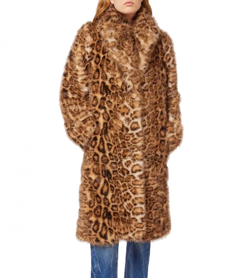 RABANNELEOPARD PRINT COAT