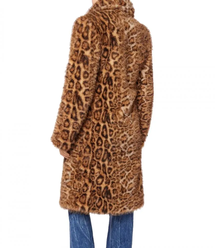 RABANNELEOPARD PRINT COAT