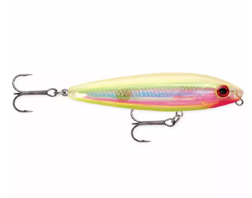 Rapala Skitter Walk 8 Holographic Bone Chartreuse