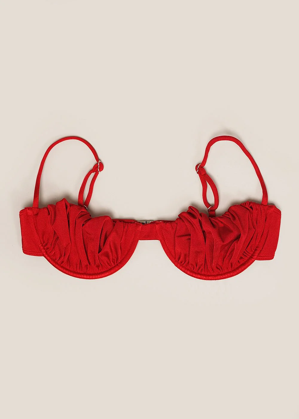 Red Sakina Bikini Top