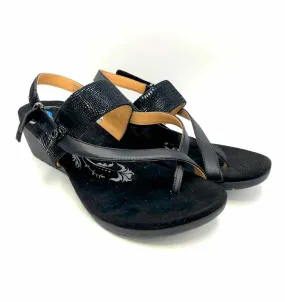 REVERE Black Leather Thong Sandal Shoe Size 42 US: 11 Shoes