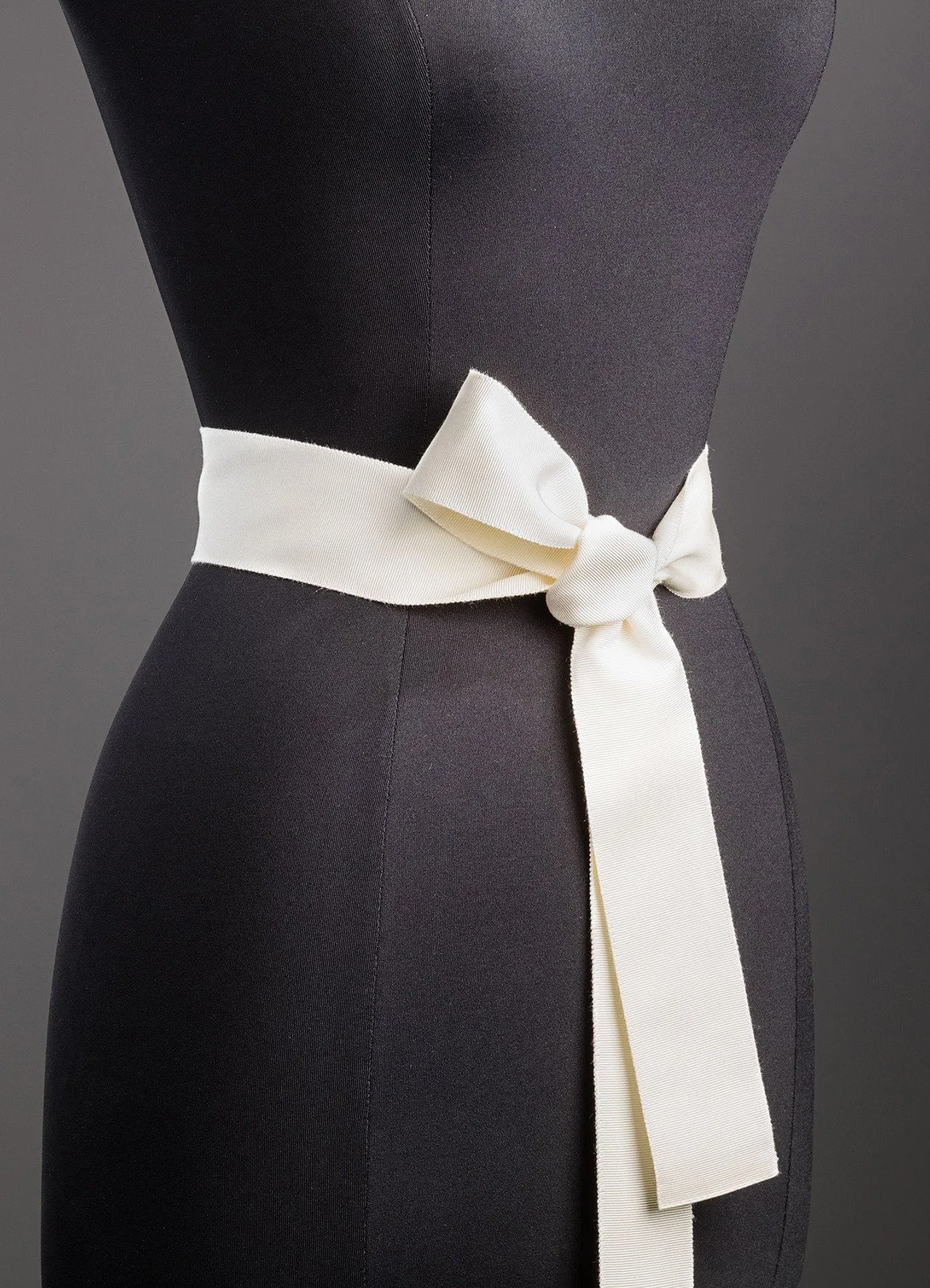 Ribbon Belt, Wide - Ivory