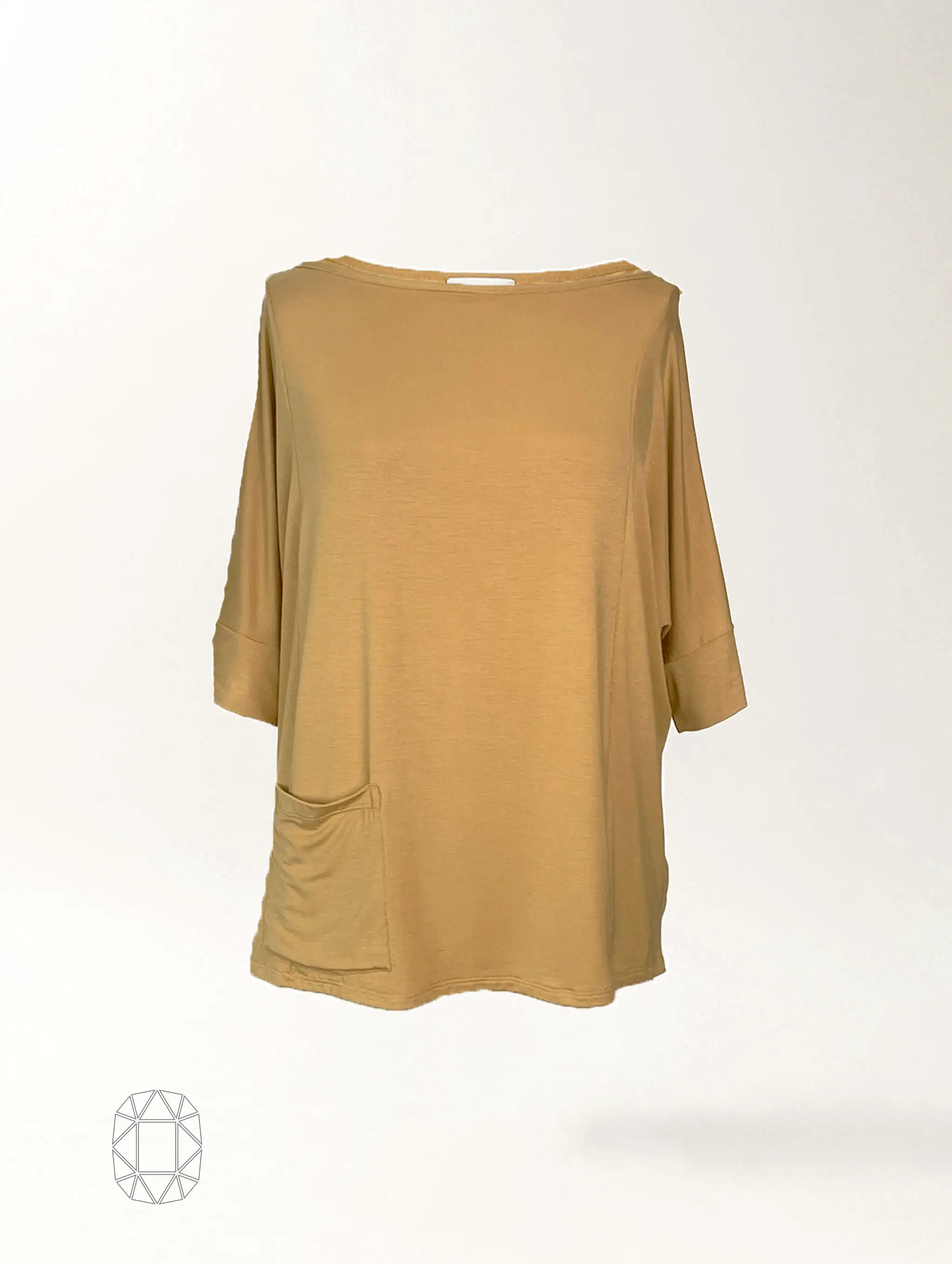 Sami Top - Goldenrod Rayon Jersey