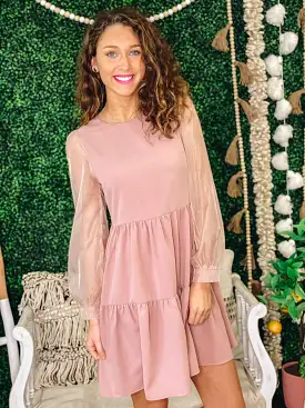 Sarah Dusty Blush Dress