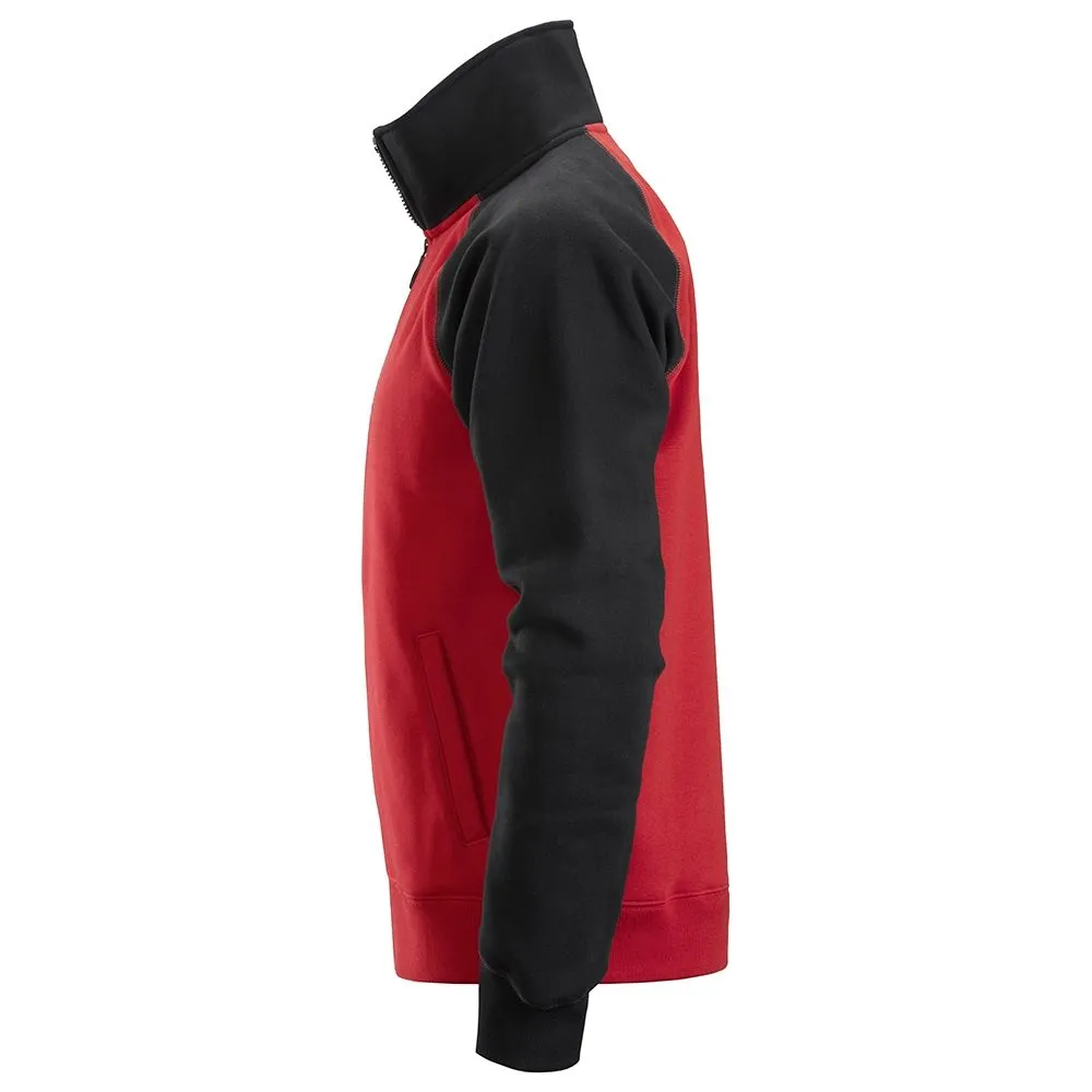 Snickers 2887 Logo Full Zip Jacket - Chili Red