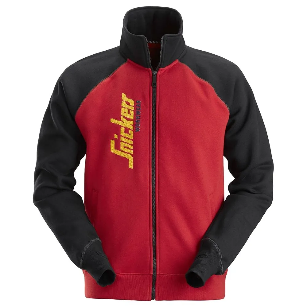 Snickers 2887 Logo Full Zip Jacket - Chili Red