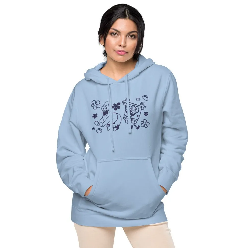 SpongeBob SquarePants Dancing Buddies Embroidered Unisex Hoodie