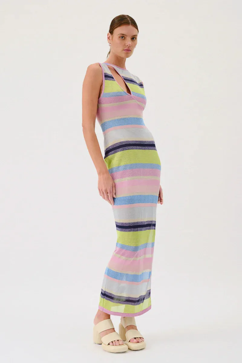 Suboo Zephyr Cut Out Sleeveless Maxi Dress - Multi