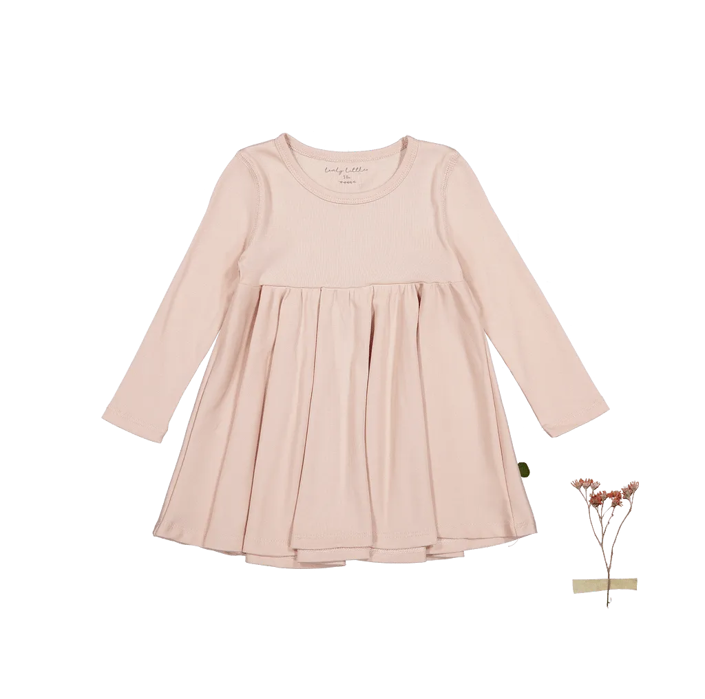 The Long Sleeve Dress - Blush