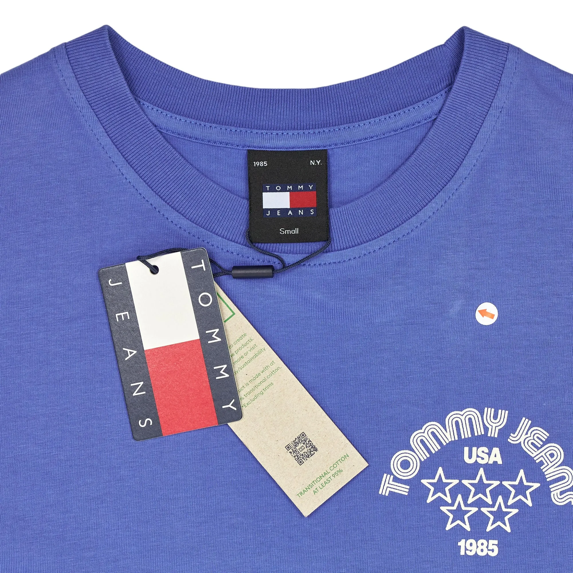 Tommy Jeans Purple Logo T-Shirt