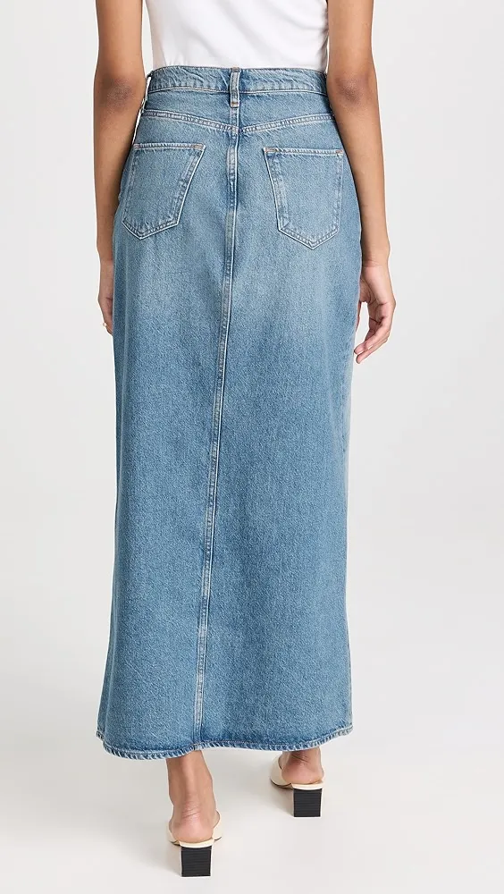 Triarchy   Ms. Westwood High-Rise Slit Denim Skirt 