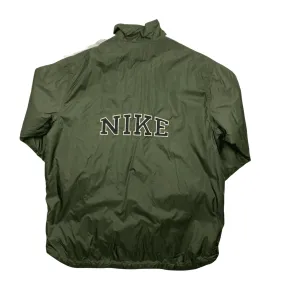 Vintage Green + White Nike Spell-Out Jacket - Extra Large