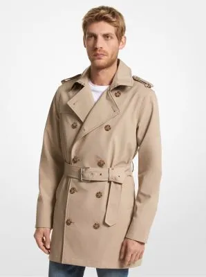 Woven Trench Coat